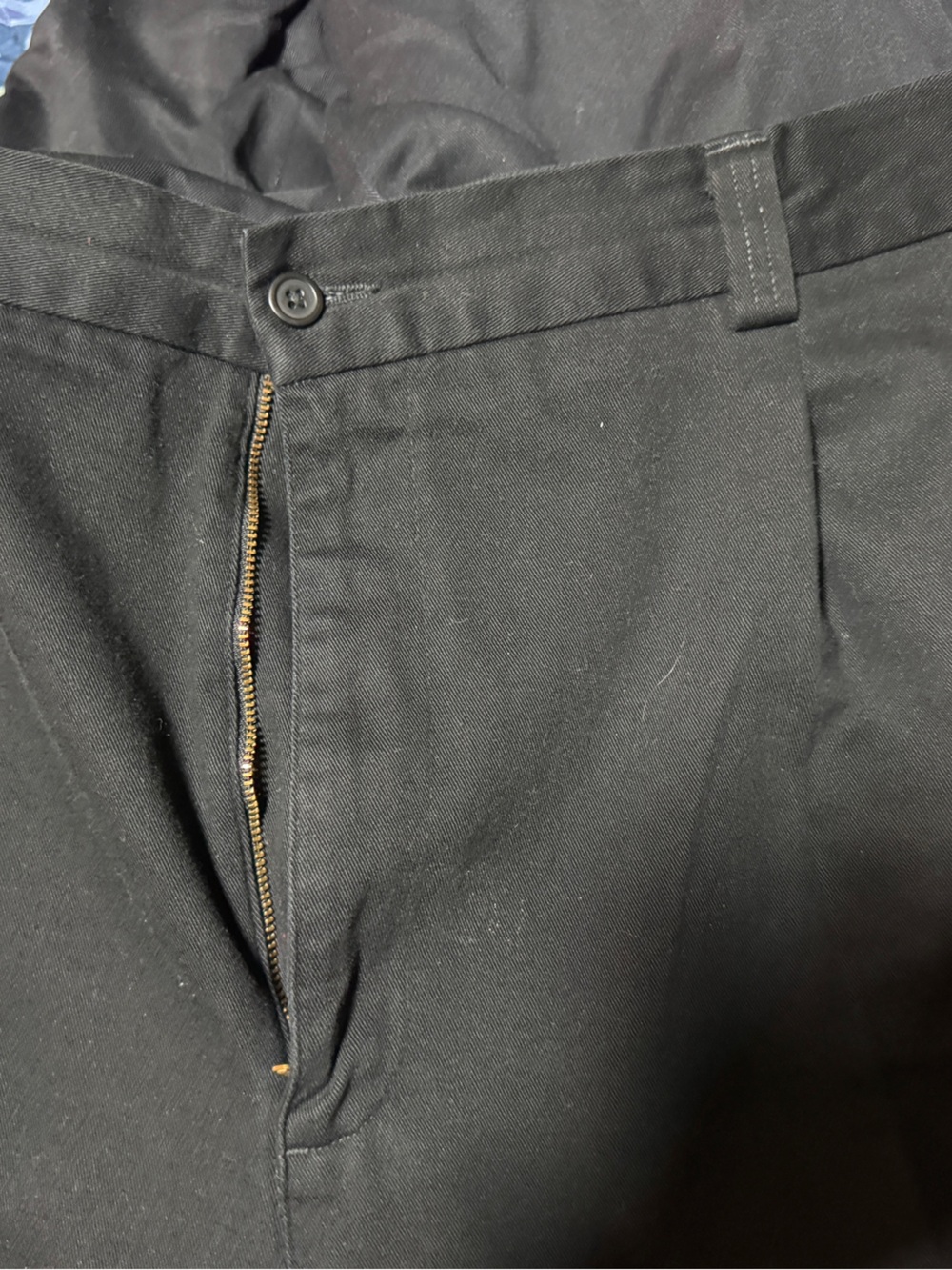 Men's Black Straight Fit Chino Pants